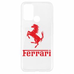 Чехол для Oppo A52/A72/A92 логотип Ferrari - PrintSalon
