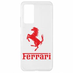 Чехол для Xiaomi Mi 10T/10T Pro логотип Ferrari - PrintSalon