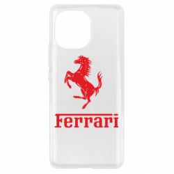 Чехол для Xiaomi Mi11 логотип Ferrari - PrintSalon
