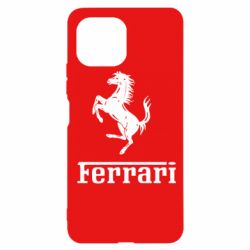 Чехол для Xiaomi Mi11 Lite логотип Ferrari - PrintSalon