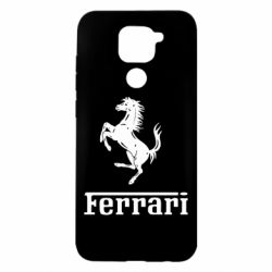 Чехол для Xiaomi Redmi Note 9/Redmi 10X логотип Ferrari - PrintSalon