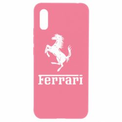 Чехол для Xiaomi Redmi 9a логотип Ferrari - PrintSalon