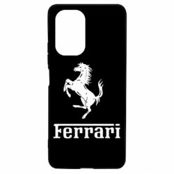 Чехол для Xiaomi Poco F3/K40 логотип Ferrari - PrintSalon
