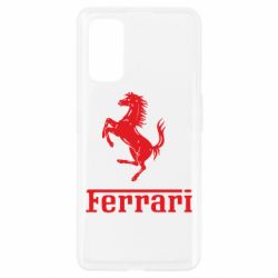 Чехол для Realme 7 Pro логотип Ferrari - PrintSalon
