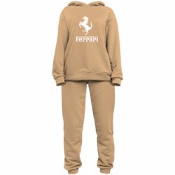 Женский костюм логотип Ferrari - PrintSalon