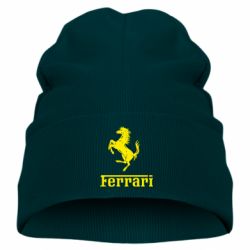 Детская шапка логотип Ferrari - PrintSalon