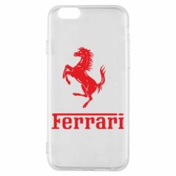 Чехол для iPhone 6/6S логотип Ferrari - PrintSalon
