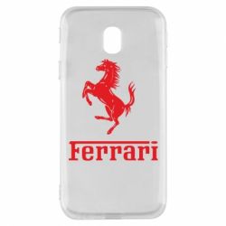 Чехол для Samsung J3 2017 логотип Ferrari - PrintSalon