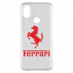 Чехол для Xiaomi Mi A2 логотип Ferrari - PrintSalon