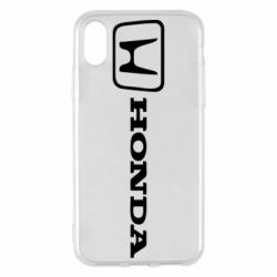 Чехол для iPhone X/Xs Логотип Honda - PrintSalon