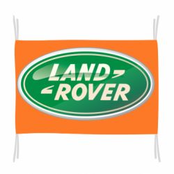Флаг Логотип Land Rover - PrintSalon