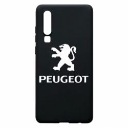 Чехол для Huawei P30 Логотип Peugeot - PrintSalon