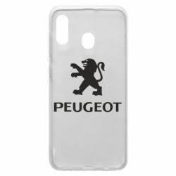 Чехол для Samsung A30 Логотип Peugeot - PrintSalon