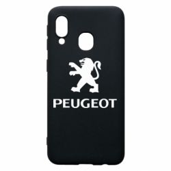 Чехол для Samsung A40 Логотип Peugeot - PrintSalon