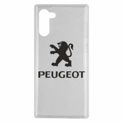 Чехол для Samsung Note 10 Логотип Peugeot - PrintSalon