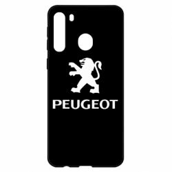 Чехол для Samsung A21 Логотип Peugeot - PrintSalon