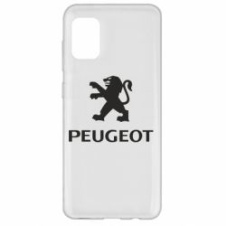 Чехол для Samsung A31 Логотип Peugeot - PrintSalon