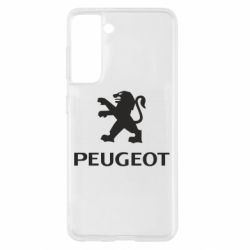Чехол для Samsung S21 Логотип Peugeot - PrintSalon