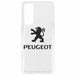 Чехол для Oppo Reno 4 Pro Логотип Peugeot - PrintSalon