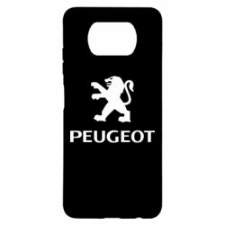 Чехол для Xiaomi Poco X3 Логотип Peugeot - PrintSalon