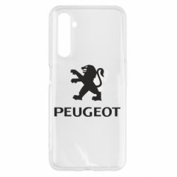 Чехол для Realme 6 Логотип Peugeot - PrintSalon