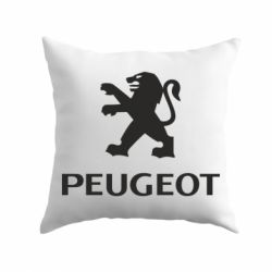 Подушка Логотип Peugeot - PrintSalon