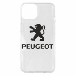 Чехол для iPhone 14 Логотип Peugeot - PrintSalon