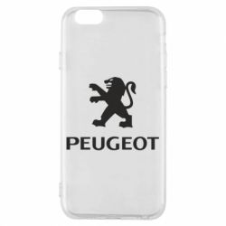 Чехол для iPhone 6/6S Логотип Peugeot - PrintSalon