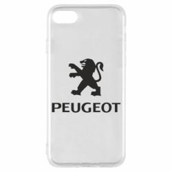 Чехол для iPhone 7 Логотип Peugeot - PrintSalon