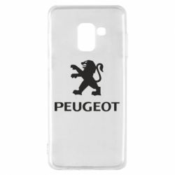 Чехол для Samsung A8 2018 Логотип Peugeot - PrintSalon