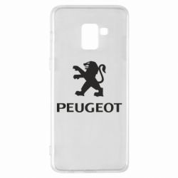Чехол для Samsung A8+ 2018 Логотип Peugeot - PrintSalon