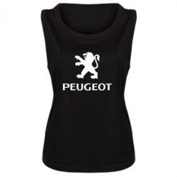 Женская майка Логотип Peugeot - PrintSalon