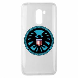 Чехол для Xiaomi Pocophone F1 Логотип Щита - PrintSalon