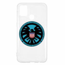 Чехол для Samsung M31 Логотип Щита - PrintSalon