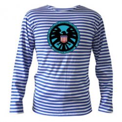 Тельняшка с длинным рукавом Логотип Щита - PrintSalon