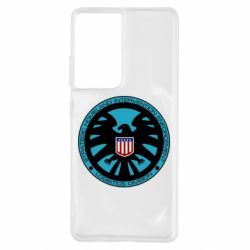Чехол для Samsung S21 Ultra Логотип Щита - PrintSalon