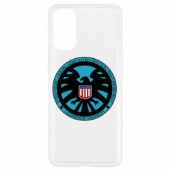Чехол для Oppo Reno 4 Логотип Щита - PrintSalon