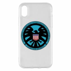 Чехол для iPhone X/Xs Логотип Щита - PrintSalon