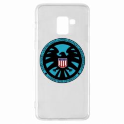 Чехол для Samsung A8+ 2018 Логотип Щита - PrintSalon