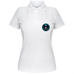 Женское поло Логотип Щита - PrintSalon