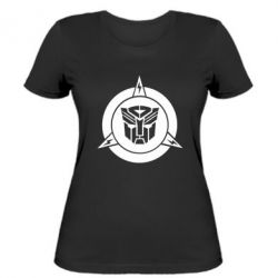 Женская футболка Логотип Трансформеры - PrintSalon