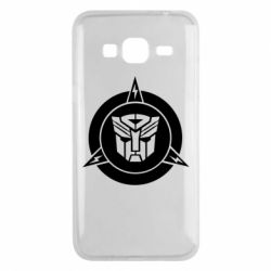 Чехол для Samsung J3 2016 Логотип Трансформеры - PrintSalon
