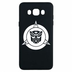 Чехол для Samsung J7 2016 Логотип Трансформеры - PrintSalon