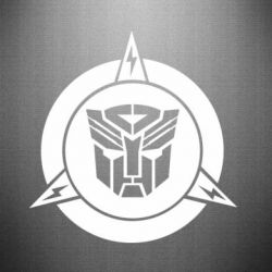 Наклейка Логотип Трансформеры - PrintSalon