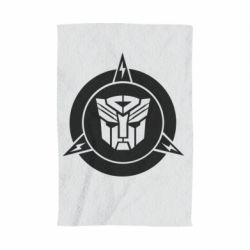Полотенце с принтом Логотип Трансформеры - PrintSalon