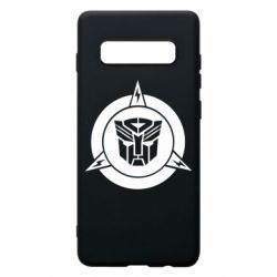Чехол для Samsung S10+ Логотип Трансформеры - PrintSalon