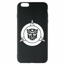 Чехол для iPhone 6 Plus/6S Plus Логотип Трансформеры - PrintSalon