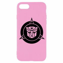 Чехол для iPhone SE 2020 Логотип Трансформеры - PrintSalon