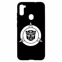 Чехол для Samsung A11/M11 Логотип Трансформеры - PrintSalon