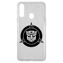 Чехол для Samsung A20s Логотип Трансформеры - PrintSalon